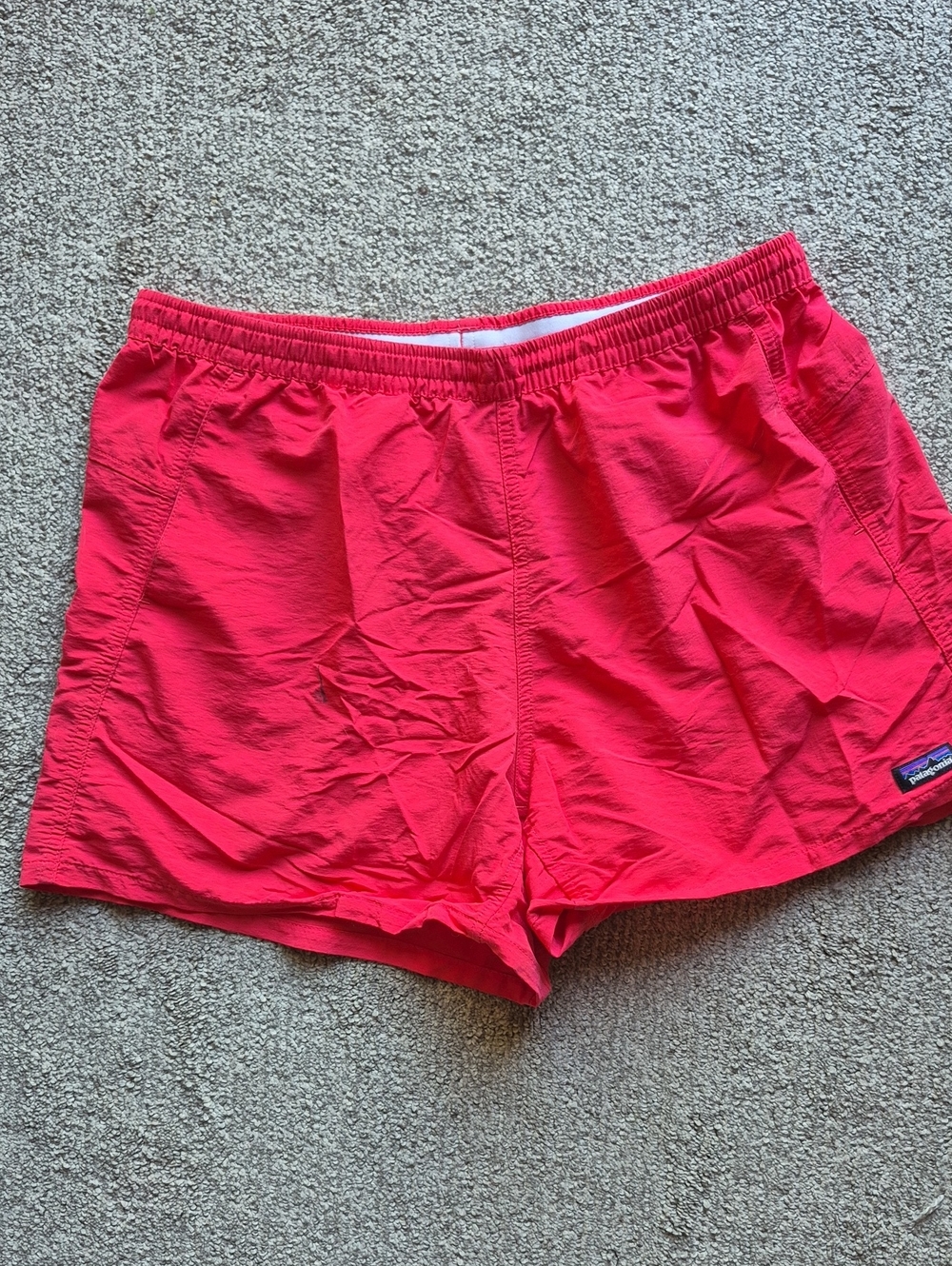 Patagonia Women's Coral-Red Swim Trunks